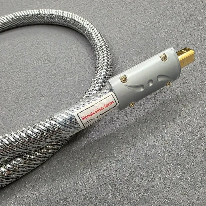 58. Ultimate Silver Series ~ USB Cable A-B / A-C / B-C (OCC Silver) - Image 8