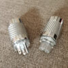 OEM Carbon fiber Rhodium-Plated US plugs (White)