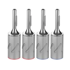 M01. Monosaudio B801R Rhodium Plated Banana Plug (Set of 4)