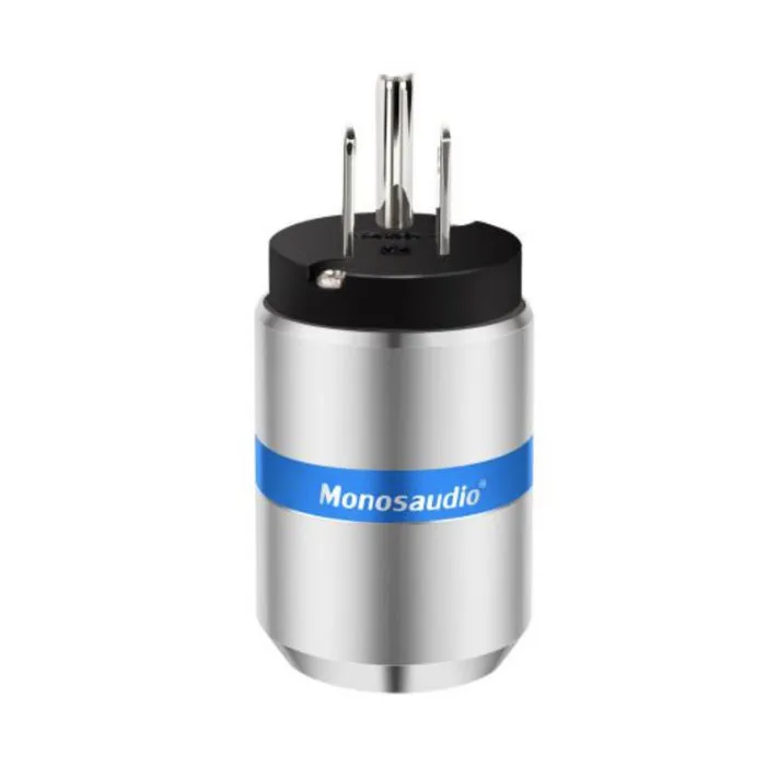 M07. Monosaudio M106R/F106R Rhodium Plated US Power Plugs (Set of 2) - Image 2