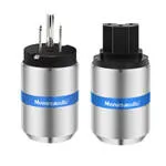 M07. Monosaudio M106R/F106R Rhodium Plated US Power Plugs (Set of 2)
