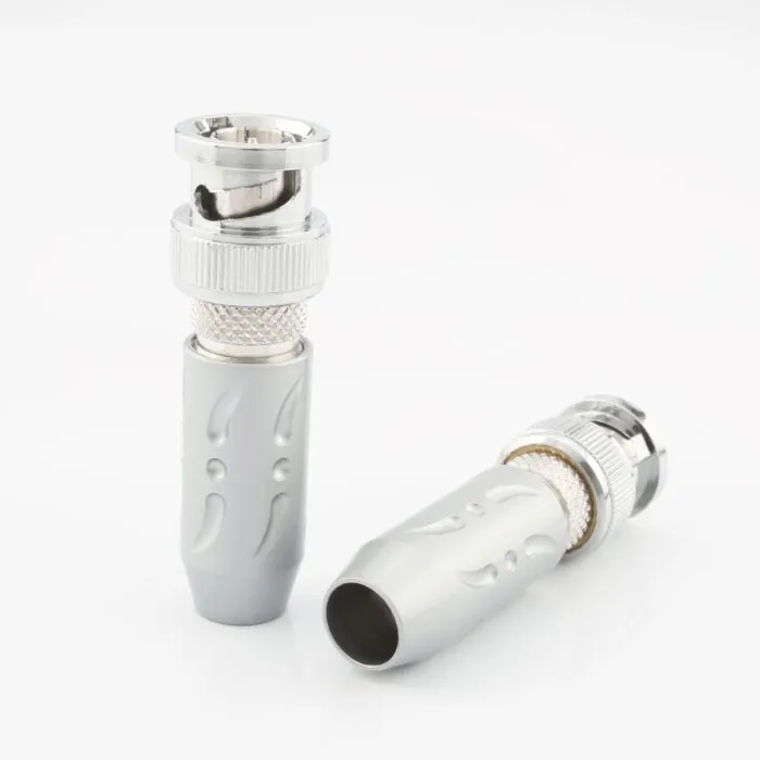 V19.  VD302R BNC Rhodium Plated Connectors (Set of 1)  - Image 3