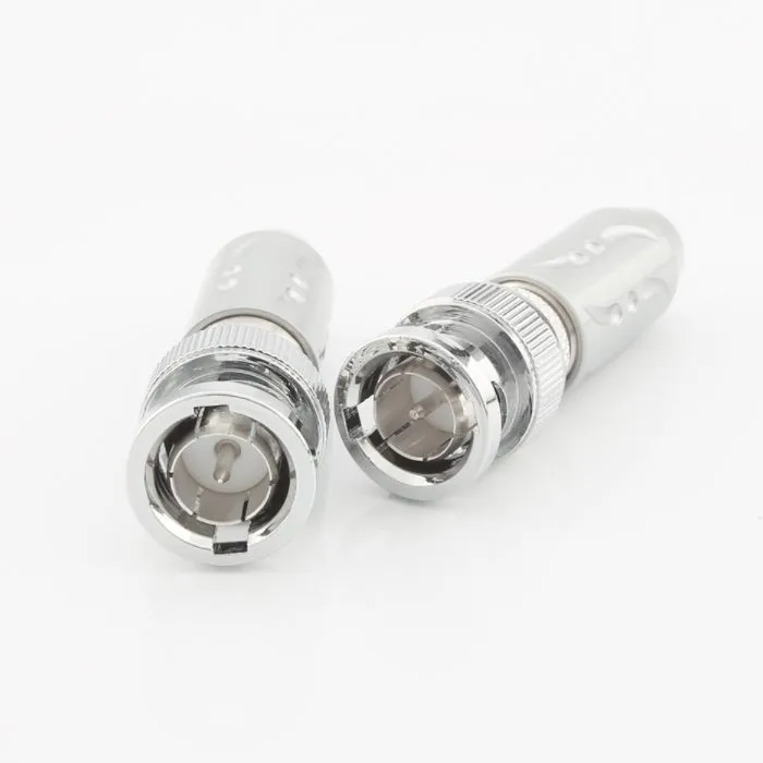 V19.  VD302R BNC Rhodium Plated Connectors (Set of 1)  - Image 2
