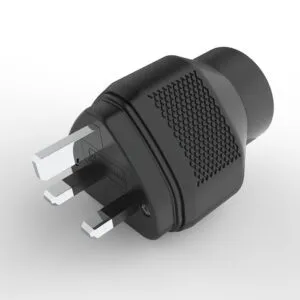 V15. Viborg UK-01R UK Power Male Rhodium Plated Plug (Set of 1)