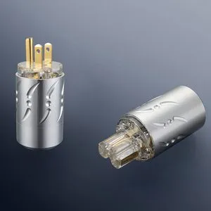 V09c.  Viborg VM512G/VF512G Gold Plated US Power Plugs (Set of 2)