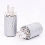 V07a.  Viborg VM512R/VF512R Rhodium Plated US Power Plugs (Set of 2)