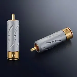 V11. Viborg VR109G RCA Gold Plated Plugs (Set of 4)