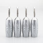 V02.  Viborg VB402R Rhodium Plated Banana Plug (Set of 4)