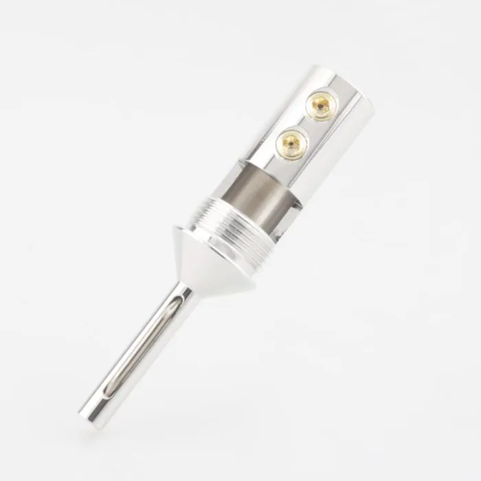 V02.  Viborg VB402R Rhodium Plated Banana Plug (Set of 4) - Image 2