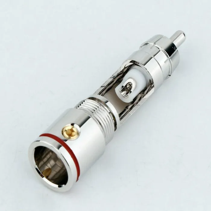 M03. Monosaudio R201R Rhodium Plated RCA Plugs (Set of 4) - Image 3