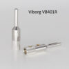 Viborg VB401R Pure Copper Rhodium-Plated Banana Plug (8 pcs, both ends)