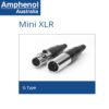 Amphenol Mini XLR-3pins Plugs - Please contact us