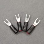 V20.  Viborg VS703ag Pure Silver Y-Spade Plug (Set of 4)