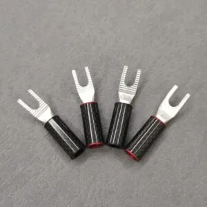 V20.  Viborg VS703ag Pure Silver Y-Spade Plug (Set of 4)