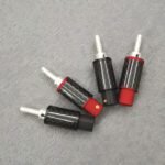 V21.  Viborg VB404AG Pure Silver Banana Plug (Set of 4)