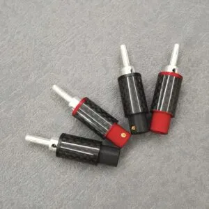 V21. Viborg VB404AG Pure Silver Banana Plug (Set of 4)