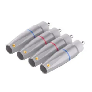 M04. Monosaudio R200R Rhodium Plated RCA Plugs (Set of 4)