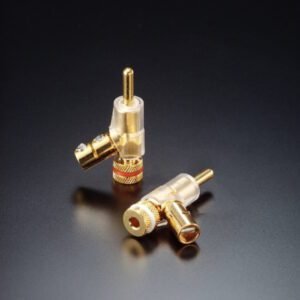 F06.  Furutech FP-202(G) Gold-Plated Banana Plugs (Set of 4)