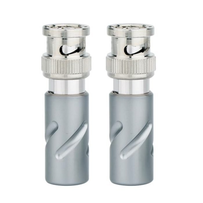 M11. Monosaudio BNC75R BNC Rhodium Plated Connectors (Set of 1) - Image 2