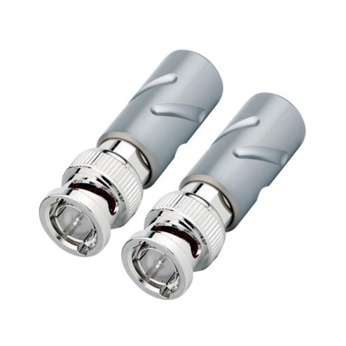 M11. Monosaudio BNC75R BNC Rhodium Plated Connectors (Set of 1) - Image 3