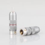 V13. Viborg VR107R Rhodium Plated - RCA Plug (Set of 4)