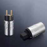 V07d.  Viborg VE502G/VF502G Gold Plated Schuko EU Power Plugs (Set of 2)