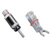 Furutech CF-202(R) Rhodium-Plated Banana Plug (4pcs) + WBT 0681-Ag Nextgen Pure Silver Y-Spade (4 pcs) [Pre-Order 7days]