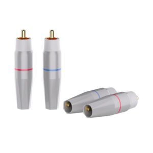 M04a. Monosaudio R200G Gold Plated RCA Plugs (Set of 4)