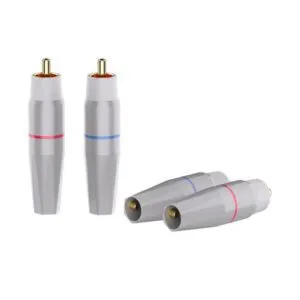 M04a. Monosaudio R200G Gold Plated RCA Plugs (Set of 4)