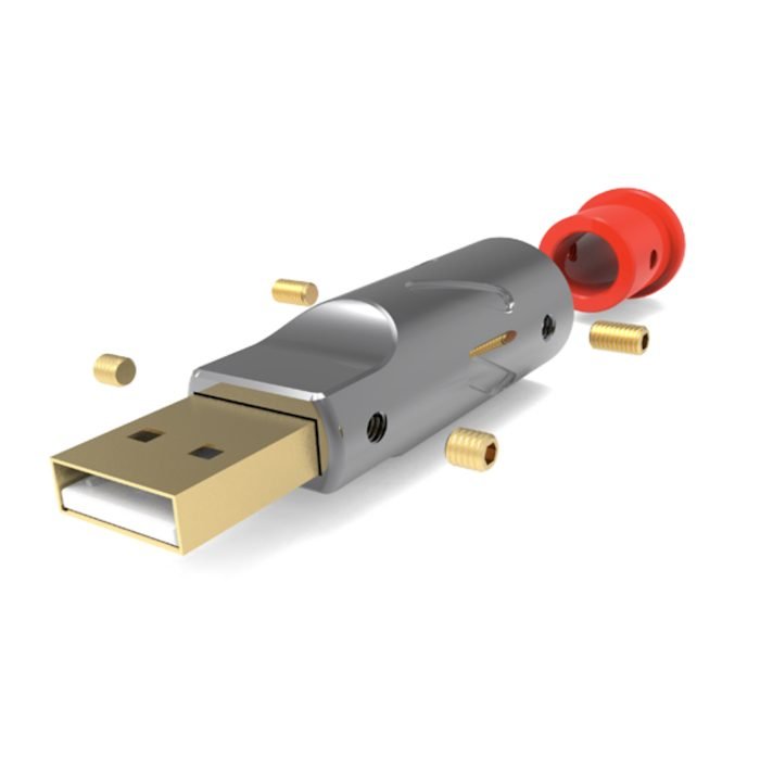 M12. Monosaudio USB-A A51 and USB-B B51 Connectors (Set of 1) - Image 2