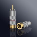 V13a. Viborg VR107G Gold Plated - RCA Plug (Set of 4)