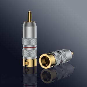 V13a. Viborg VR107G Gold Plated - RCA Plug (Set of 4)