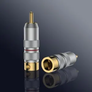 V13a. Viborg VR107G Gold Plated - RCA Plug (Set of 4)
