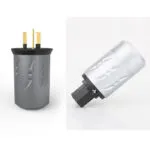 V09c.  Viborg VN506G/VF502G Gold Plated AUS/NZ Power Plugs (Set of 2)