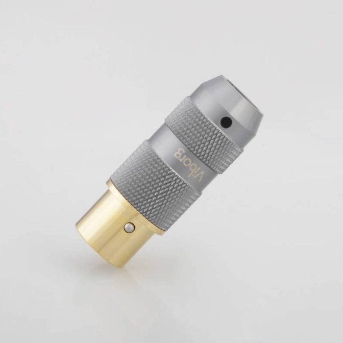 V14a. Viborg XM-202G/XF-202G Gold Plated 3 Way XLR Plugs (Set of 4) - Image 6