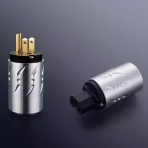 V09a. Viborg VM502G/VF502G Gold Plated US Power Plugs (Set of 2)