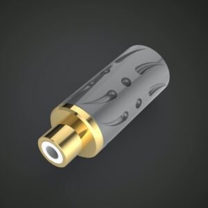 V28. Viborg VC303G RCA Female Gold Plated / VC303R RCA Female Rhodium Plated Connector (Set of 1)