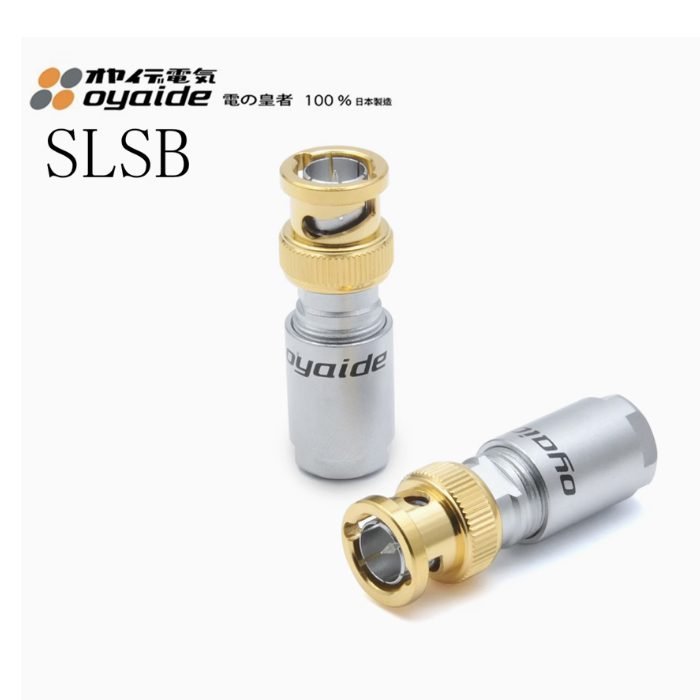 Oyaide SLSB Pure Silver Diameter 90mm BNC Plug (both ends) (Pre-order 5 days)