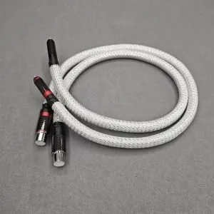 44x. True Silver Series ~ XLR to RCA or RCA to XLR Interconnect Cable (OCC Silver)