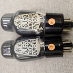 X07. L63 6J5G ~ GEC made in England Amplitrex tested pair