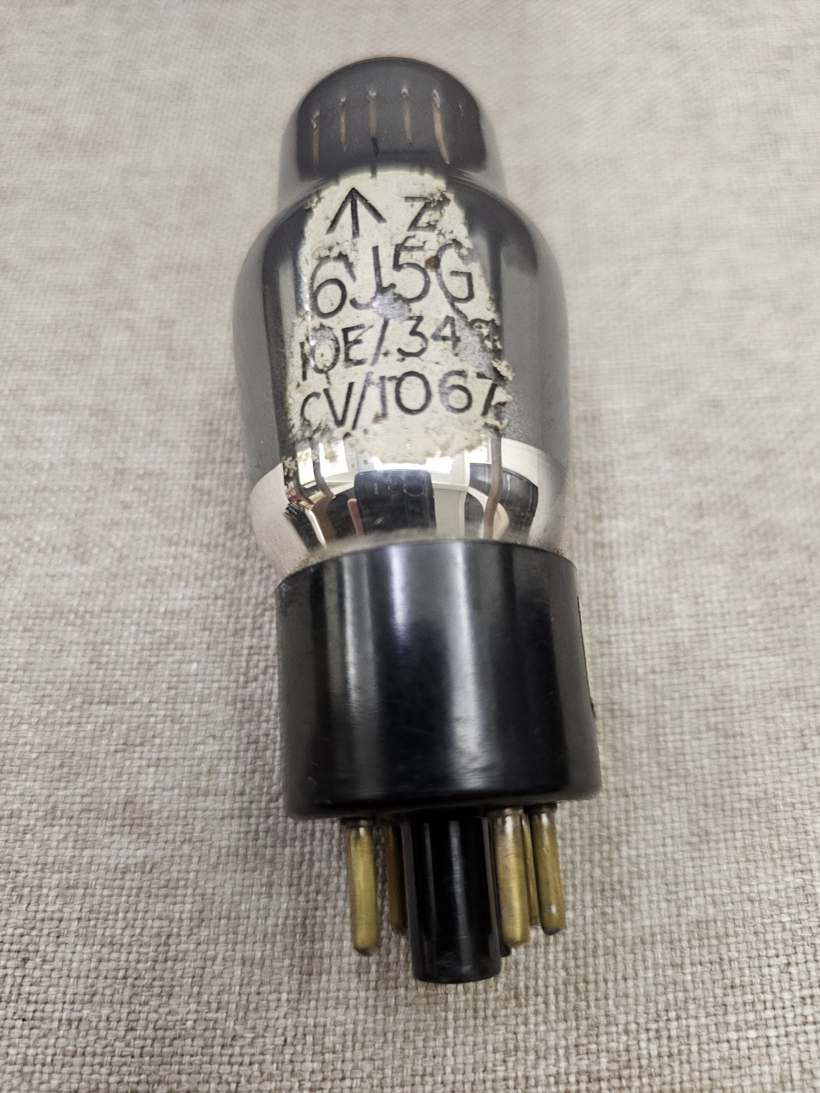 X07. L63 6J5G ~ GEC made in England Amplitrex tested pair - Image 5