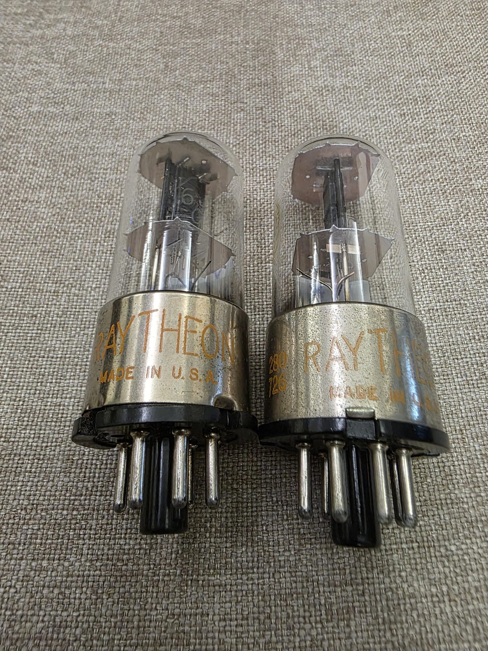 X19. 6J5GT pair ~ by Raytheon