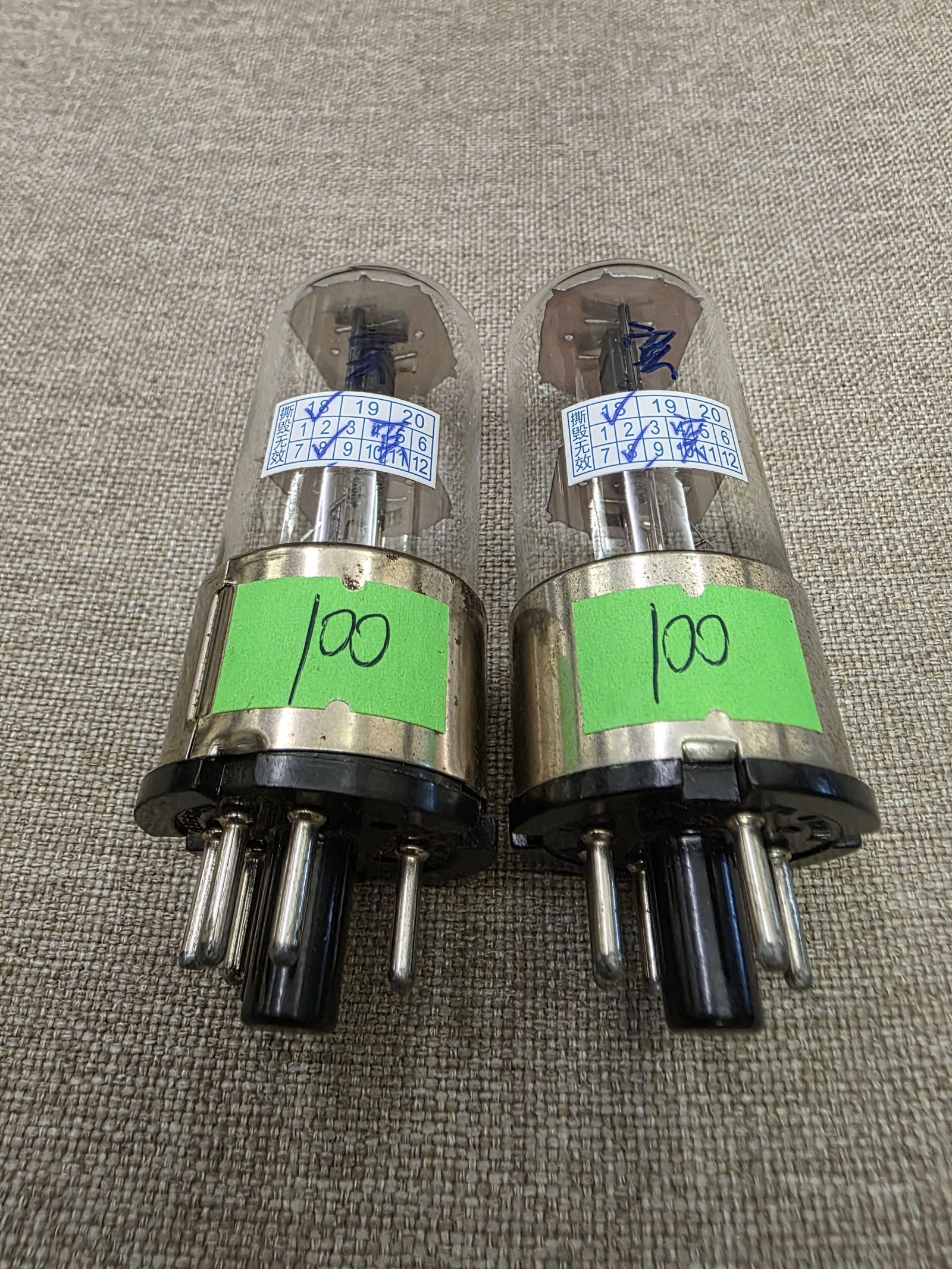 X19. 6J5GT pair ~ by Raytheon - Image 2