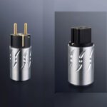 V07g.  Viborg VE502G/VF521G Gold Plated Schuko EU Power Plugs (Set of 2)