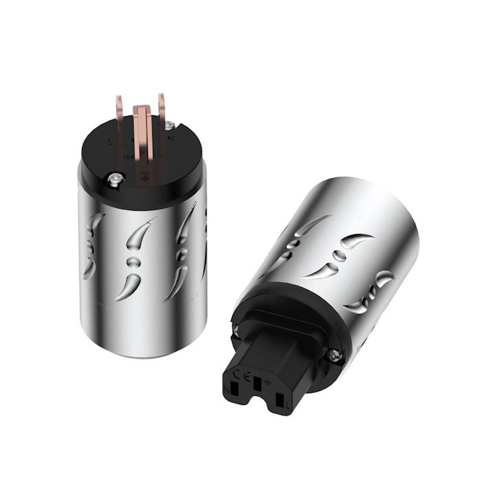 V09b. Viborg VM502/VF502 Pure copper US Power Plugs (Set of 2)